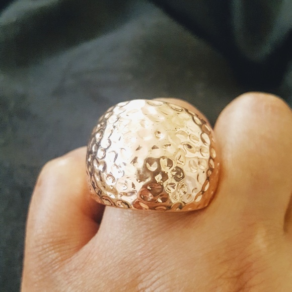 Jewelry - Big Rose Gold Dome Cocktail Statement Ring